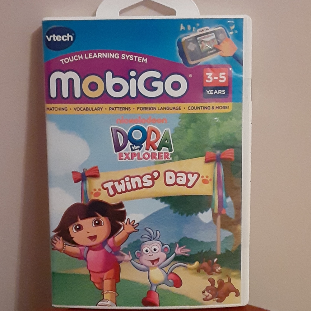 Vtech MobiGo Game. Dora the Explorer Twins Day .